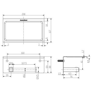 Bản vẽ Lô giấy vệ sinh American Standard WF-0498WS