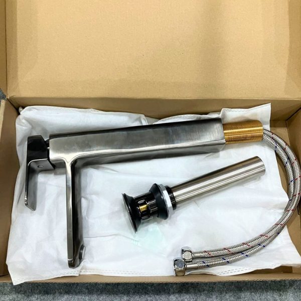 Vòi lavabo American Standard WF-1302BHG cổ cao nóng lạnh