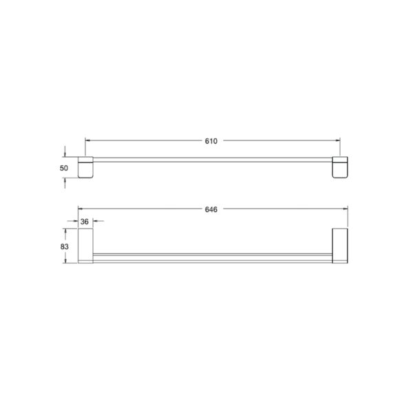Thanh treo khăn American Standard WF-1393MB