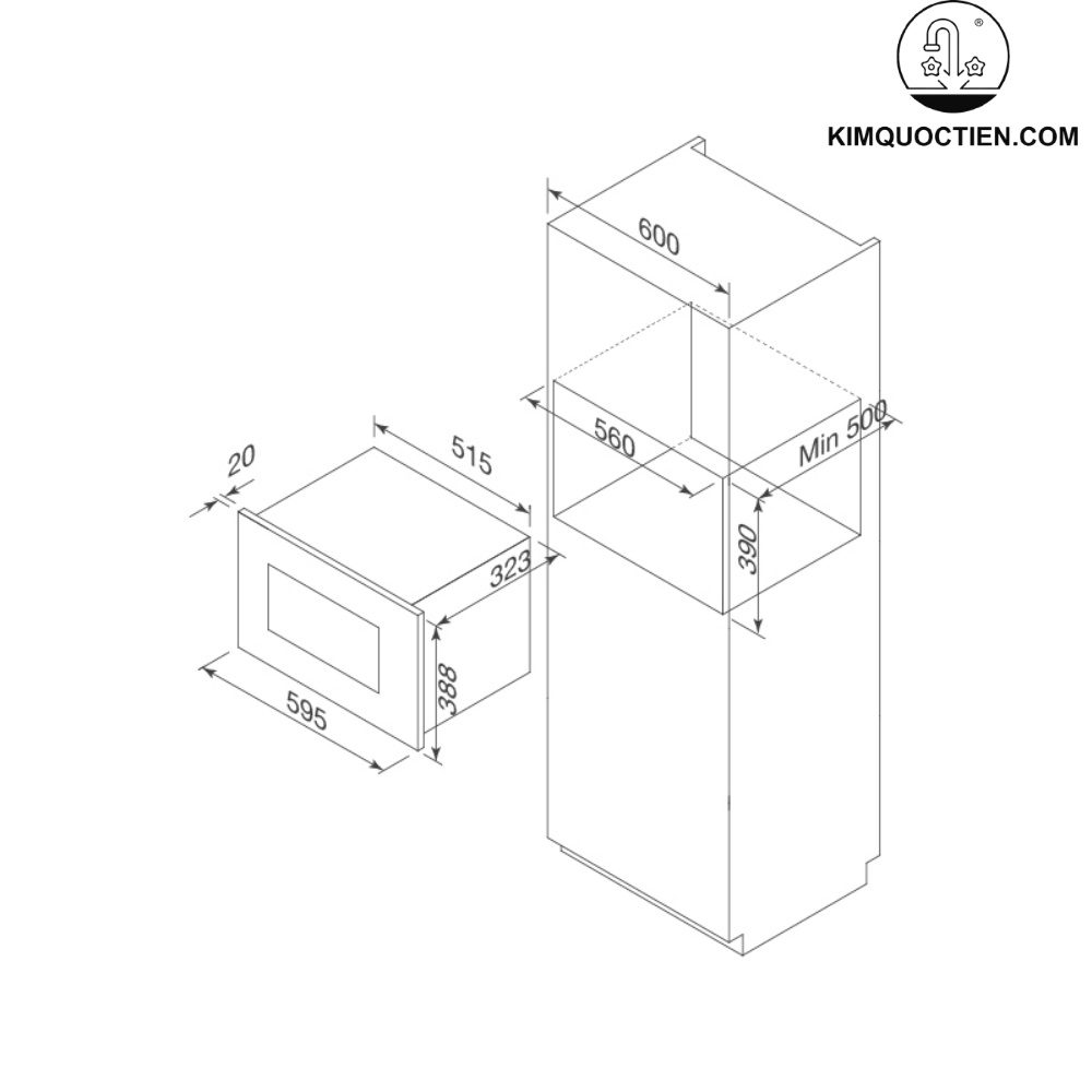 Lò vi sóng Malloca MW-820 ECO